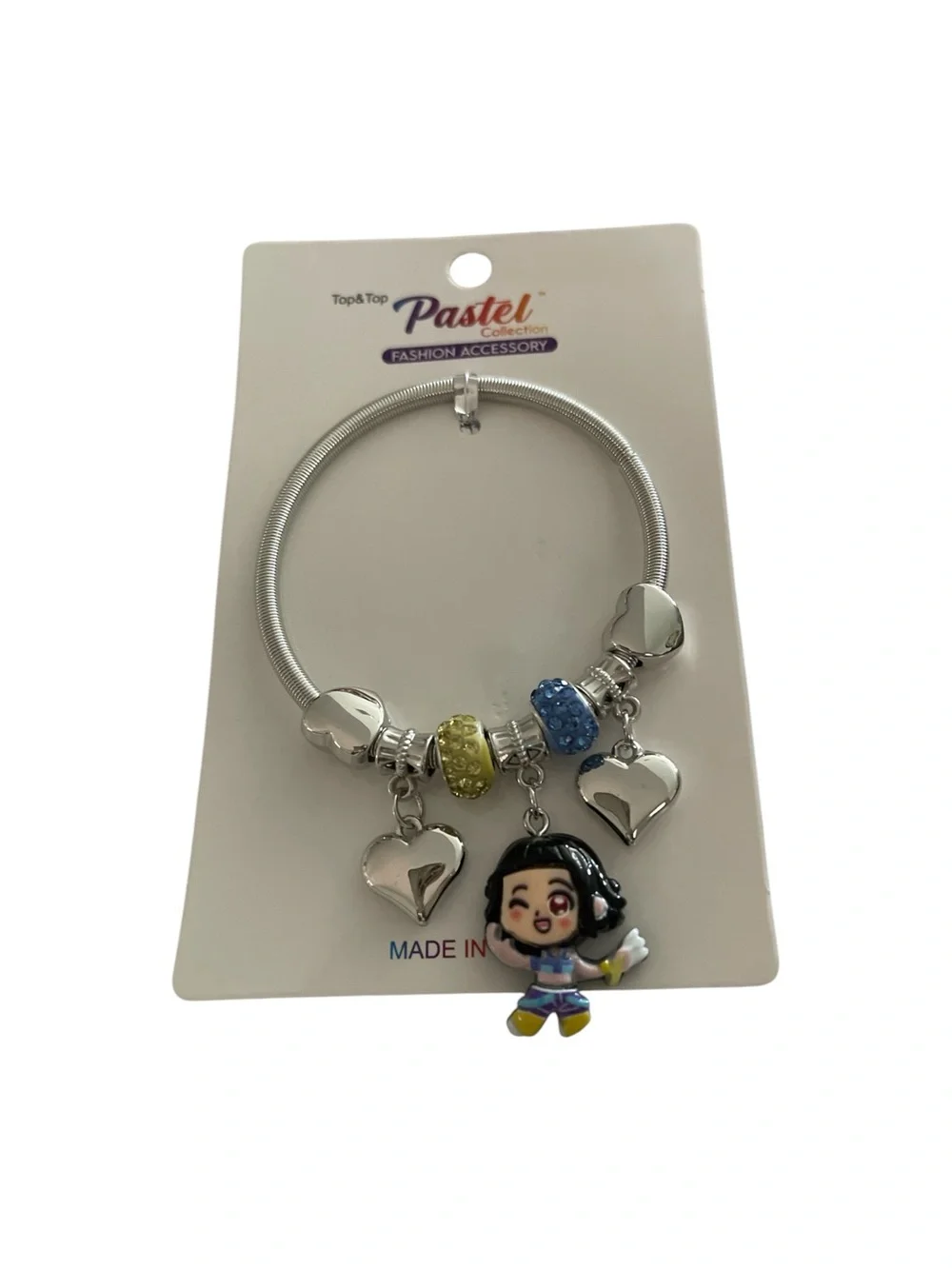 CUTE CARTOON CHARACTER CHARM BRACELET